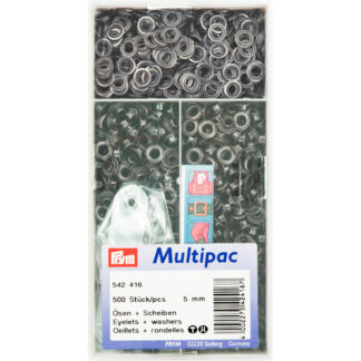 Prym Ringen met schijven 5mm brons 500 stuks