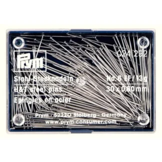 Prym Spelden staal 0.60x30mm zilver