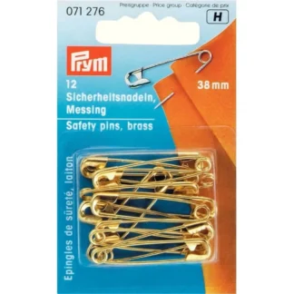 Prym Veiligheidsspelden 38mm goud - 12stuks