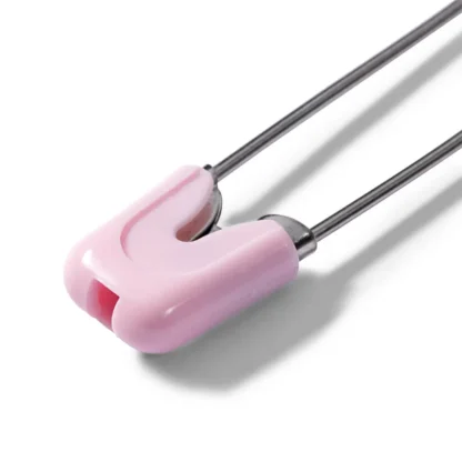 Prym Babyveiligheidsspeld roestvrij staal 55mm roze - 4stuks - Afbeelding 3
