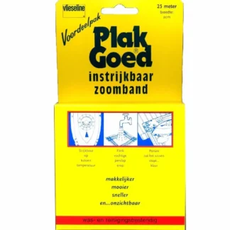Vlieseline Plakgoed instrijkbaar 20mm wit 25 meter
