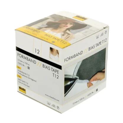 Vlieseline Vormband 12mm wit 100 meter - Afbeelding 2