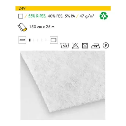 Vlieseline Volumevlies 249 naaibaar 150cm wit - Afbeelding 2