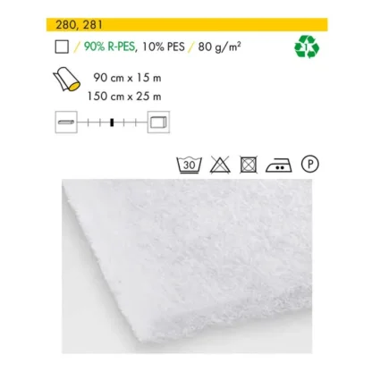 Vlieseline Volumevlies 281 naaibaar 150cm wit - Afbeelding 2