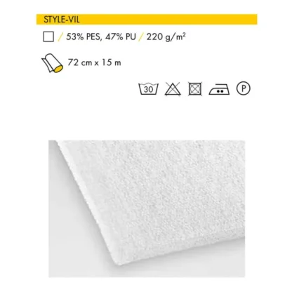 Vlieseline Style-Vil naaibaar 72cm wit - Afbeelding 2