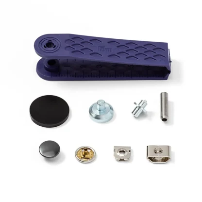 Prym Broekhaken en -staven 13mm zwart-zilver - 4paar - Afbeelding 2