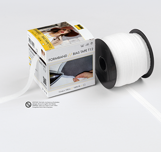 Vlieseline Vormband 12mm wit 100 meter