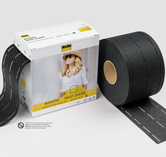 Vlieseline Plak-en-vouw-om 10-30-30-10 zwart