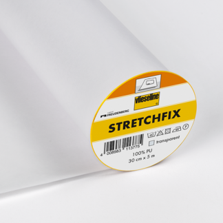 Vlieseline Stretchfix met papier 30cm transparant