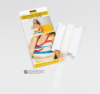 Vlieseline Naadband flexibel 15mm wit