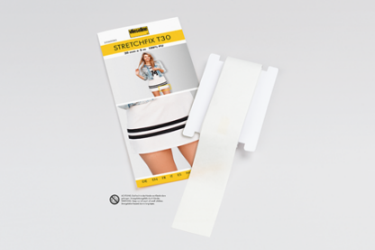 Vlieseline Stretchfix met papier 30mm transparant 5 meter