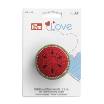 Prym Speldenkussen - fixeergewicht 6cm watermeloen