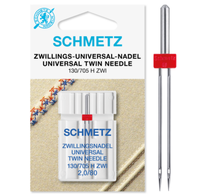 Schmetz Tweeling 1 naald 2.0-80
