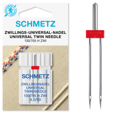 Schmetz Tweeling 1 naald 4.0-90