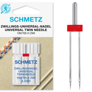 Schmetz Tweeling 1 naald 4.0-80
