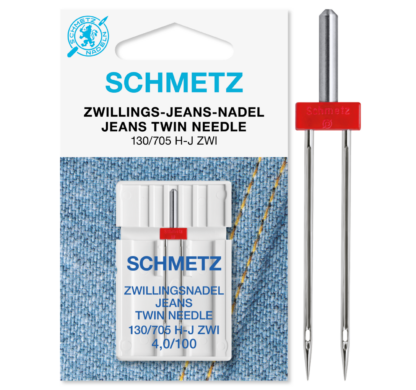 Schmetz Jeans tweeling 1 naald 4.0-100