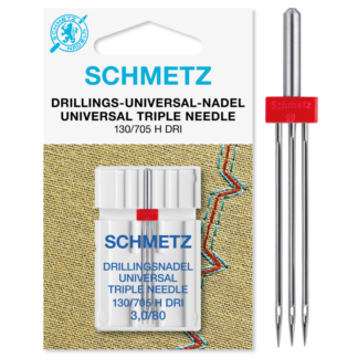 Schmetz Drieling 1 naald 3.0-80