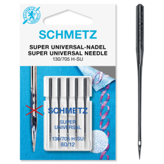 Schmetz Super universeel 5 naalden 80