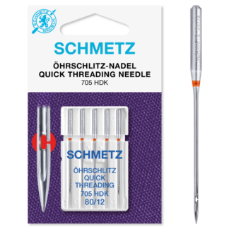 Schmetz snelrijgende naalden 5 naalden 80