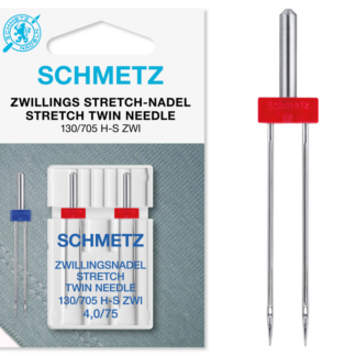 Schmetz Stretch tweeling 2 naalden 4.0-75