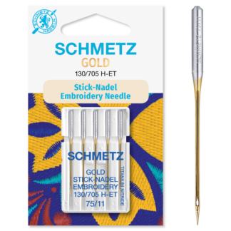 Schmetz Gold borduren 5 naalden 75