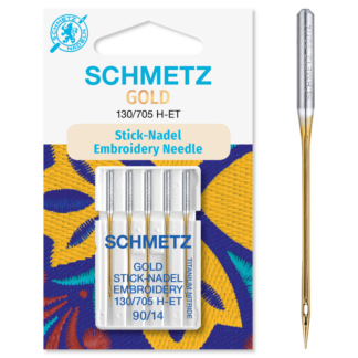 Schmetz Gold borduren 5 naalden 90
