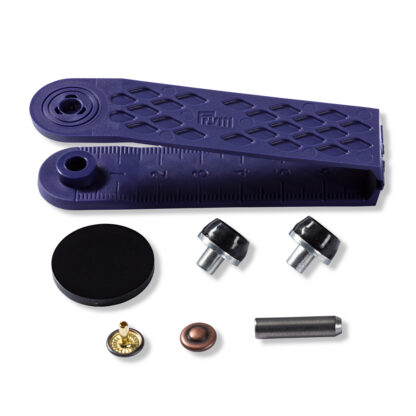 Prym Siernieten messing 9mm oud koper-brons - 24stuks - Afbeelding 2