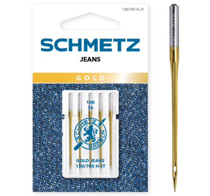 Schmetz Gold Jeans 5 naalden 100