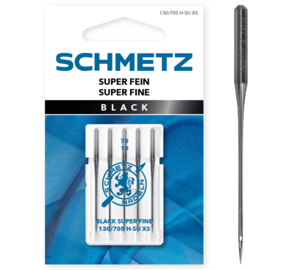 Schmetz Black Super Fine 5 naalden 70