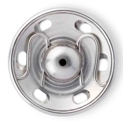 Prym Aannaaidrukknoop messing 21mm zilver - 3stuks - Afbeelding 3