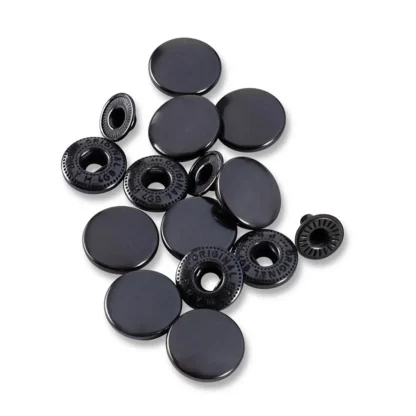 Prym Naaivrijdrukknoop navulling anorak 15mm antraciet - 10stuks - Afbeelding 2