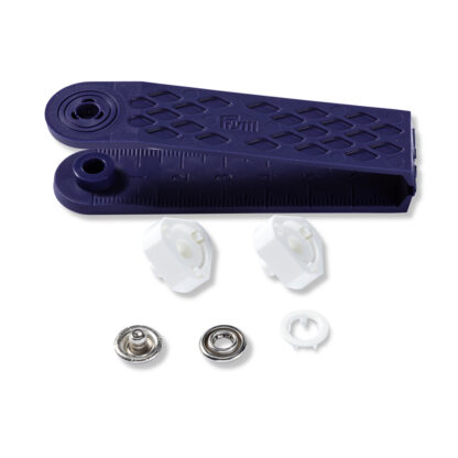 Prym Naaivrijdrukknoop jersey tandring 10mm wit - 10stuks - Afbeelding 2