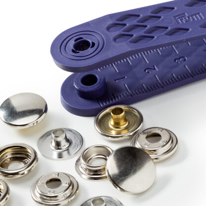 Prym Naaivrijdrukknoop sport camping 15mm zilver - 10stuks - Afbeelding 3