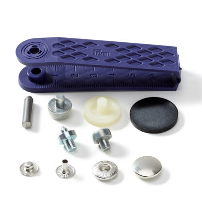 Prym Naaivrijdrukknoop anorak 15mm zilver - 10stuks - Afbeelding 2