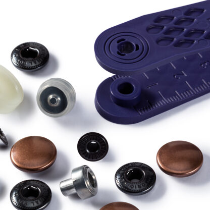 Prym Naaivrijdrukknoop anorak 15mm oud koper - 10stuks - Afbeelding 3