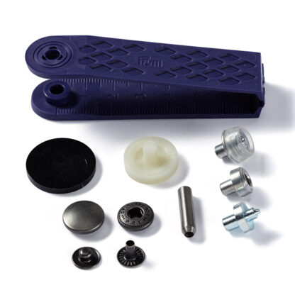 Prym Naaivrijdrukknoop anorak 15mm antraciet - 10stuks - Afbeelding 2