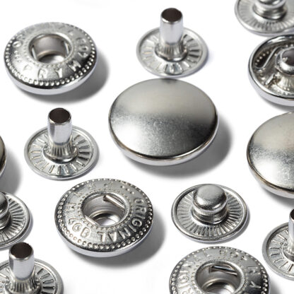 Prym Naaivrijdrukknoop navulling anorak 15mm zilver - 10stuks - Afbeelding 2