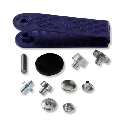 Prym Naaivrijdrukknoop anorak 12mm zilver - 10stuks - Afbeelding 2
