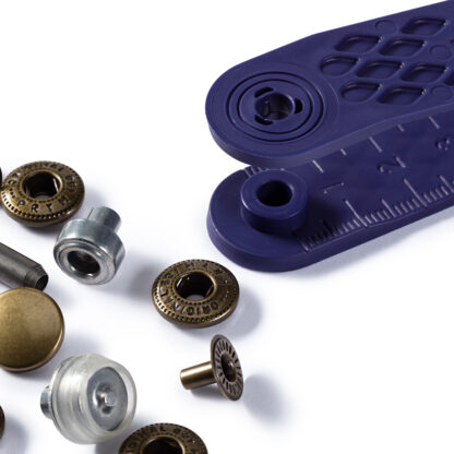 Prym Naaivrijdrukknoop anorak 12mm oudmessing - 10stuks - Afbeelding 3