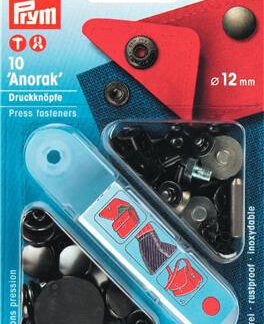 Prym Naaivrijdrukknoop anorak 12mm brons - 10stuks