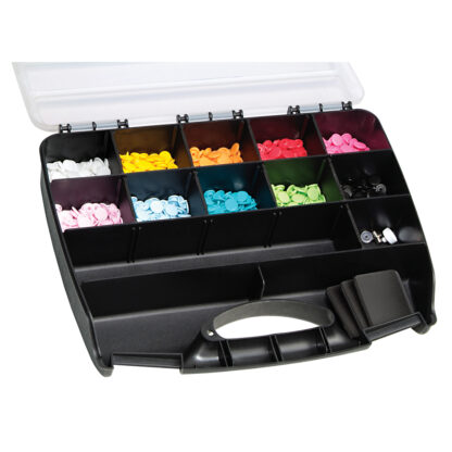 Prym Color snaps drukknopen 12,4mm met gereedschap en bewaarkoffer - 300stuks - Afbeelding 3