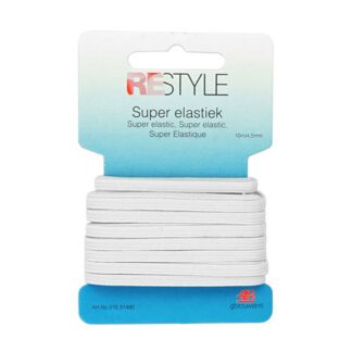 Restyle super elastiek 4,5 mm wit