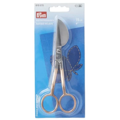 Prym applicatieschaar 15cm roségoud