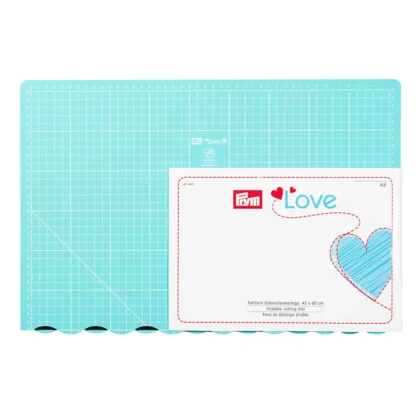 Prym Love opvouwbare snijmat 45x60cm mint - Afbeelding 2