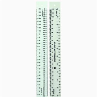 Restyle studio metermaatje 30 cm met diverse schaalindelingen
