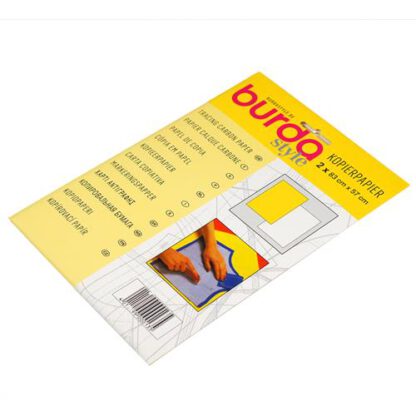 Burda kopieerpapier 83 x 57cm - 1 vel wit en 1 vel geel - Afbeelding 2