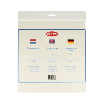 Opry Patroonpapier 1m2 transparant