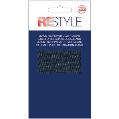 Restyle snelfix reparatiedoek jeans 11x36 cm op strijkbaar