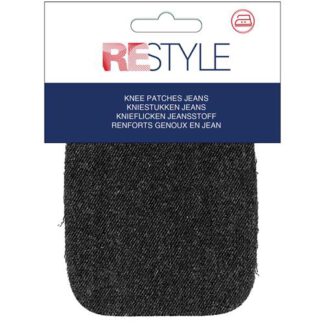 ReStyle Kniestukken jeans 7,6x9,7cm opstrijkbaar