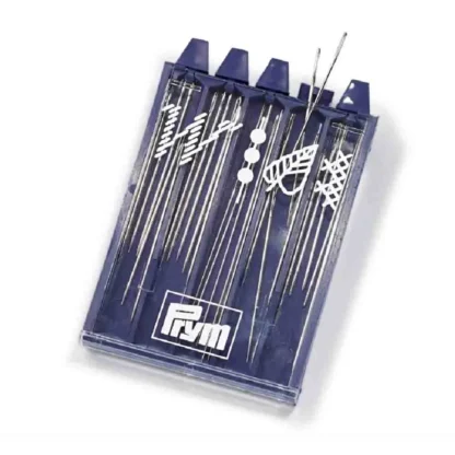 Prym borduur- en parelnaalden assortiment zilver 25stuks - Afbeelding 2
